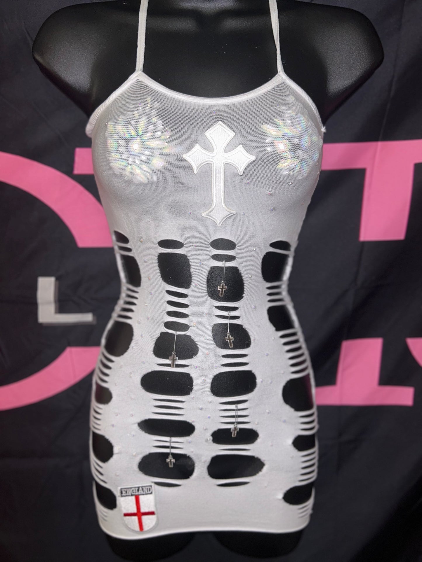 Spaghetti Strap-Double Cross dress