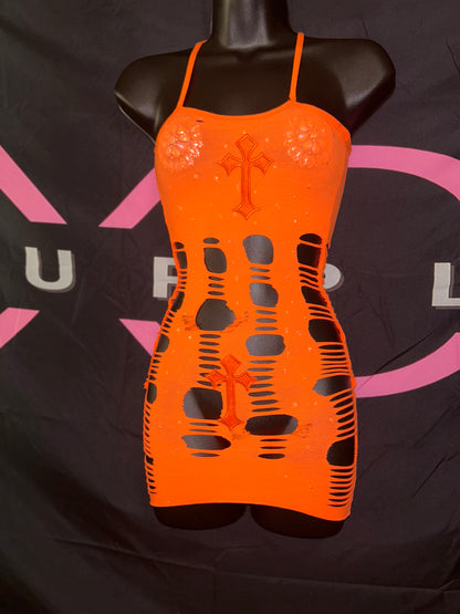 Spaghetti Strap-Double Cross dress